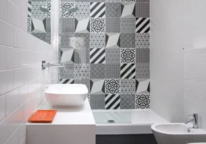 How to make a porcelain-tiled bathroom feel inviting