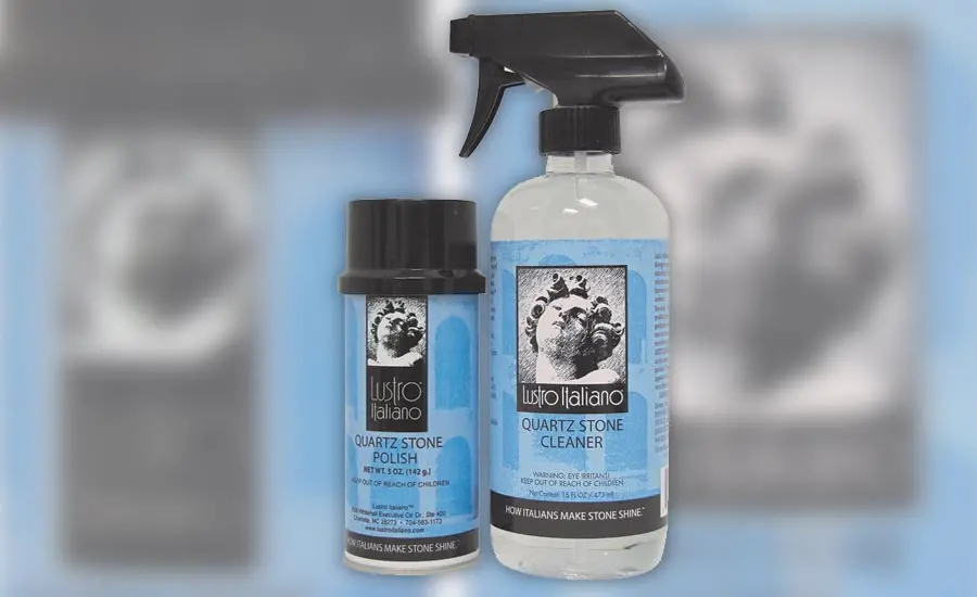 What product should be used to clean Quartz?