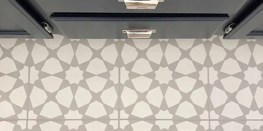 Céramique de ciment salle de ba