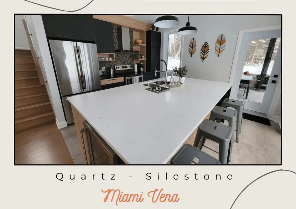 comptoir quartz Miami silestone