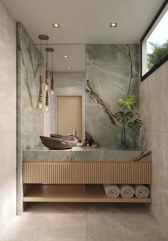 Salle de bain traditionnelle