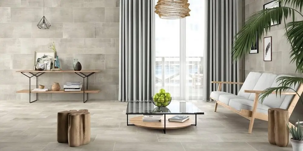 plancher de porcelaine