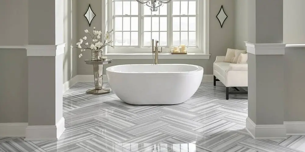 salle de bain en céramique