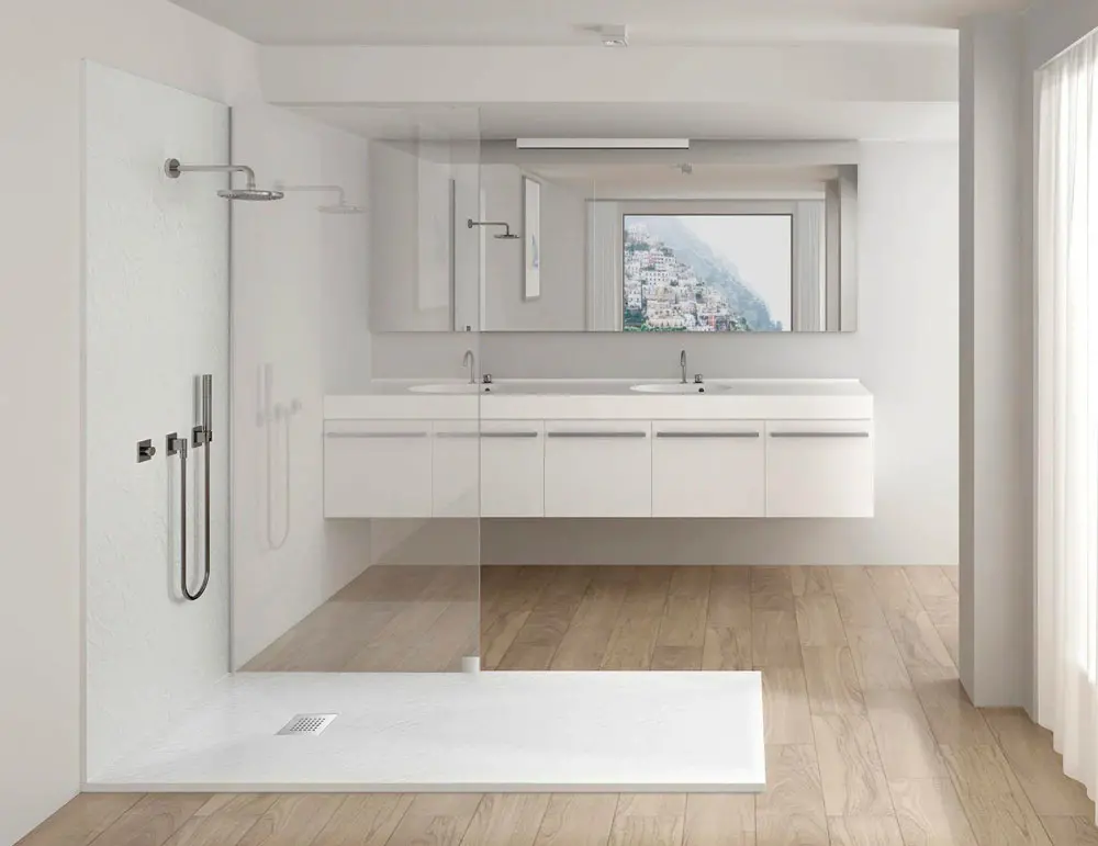 base de douche Quartz
